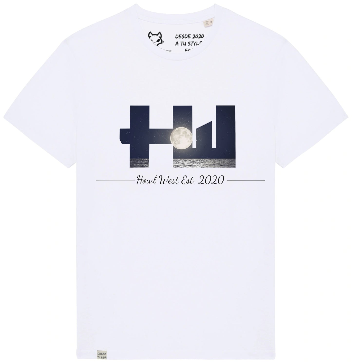 Camiseta HW Big Nature Blanco - Howl West