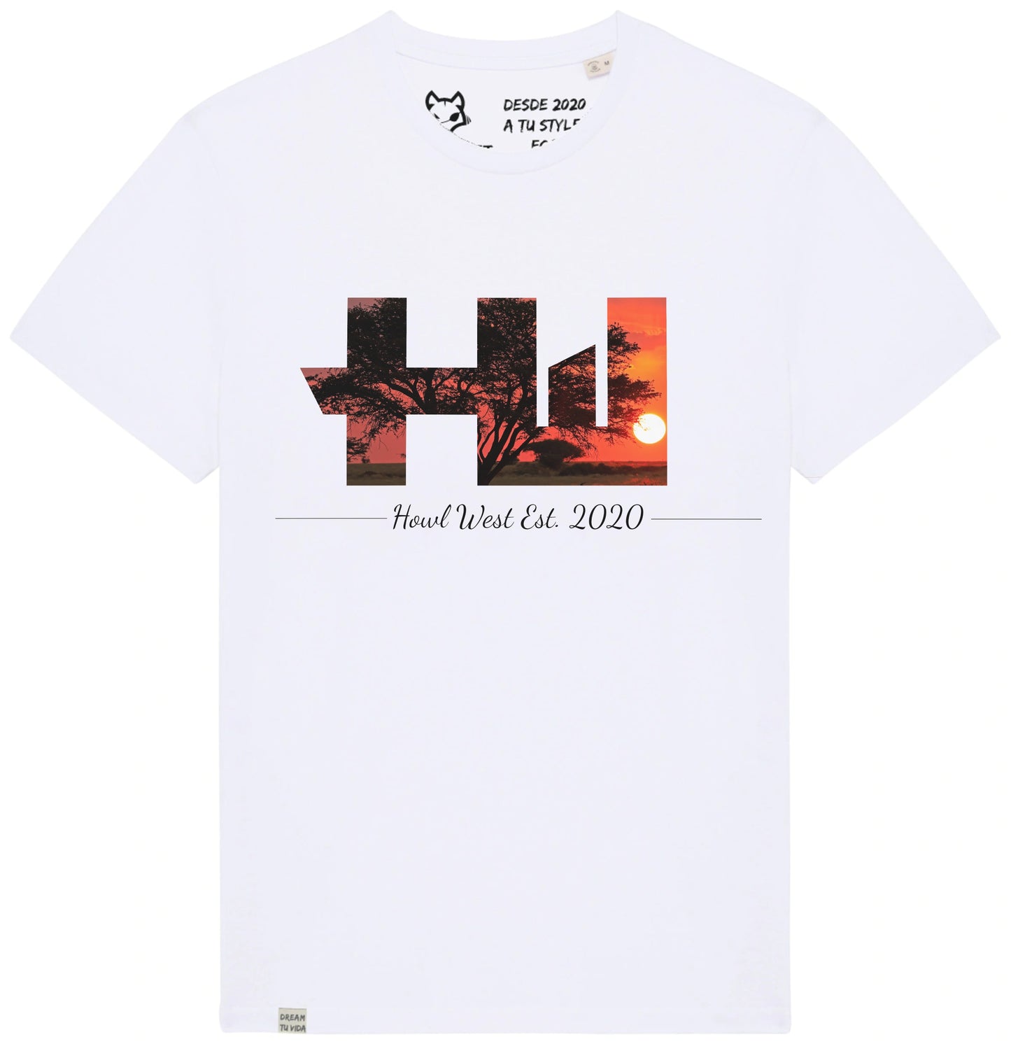 Camiseta HW Big Nature Blanco - Howl West