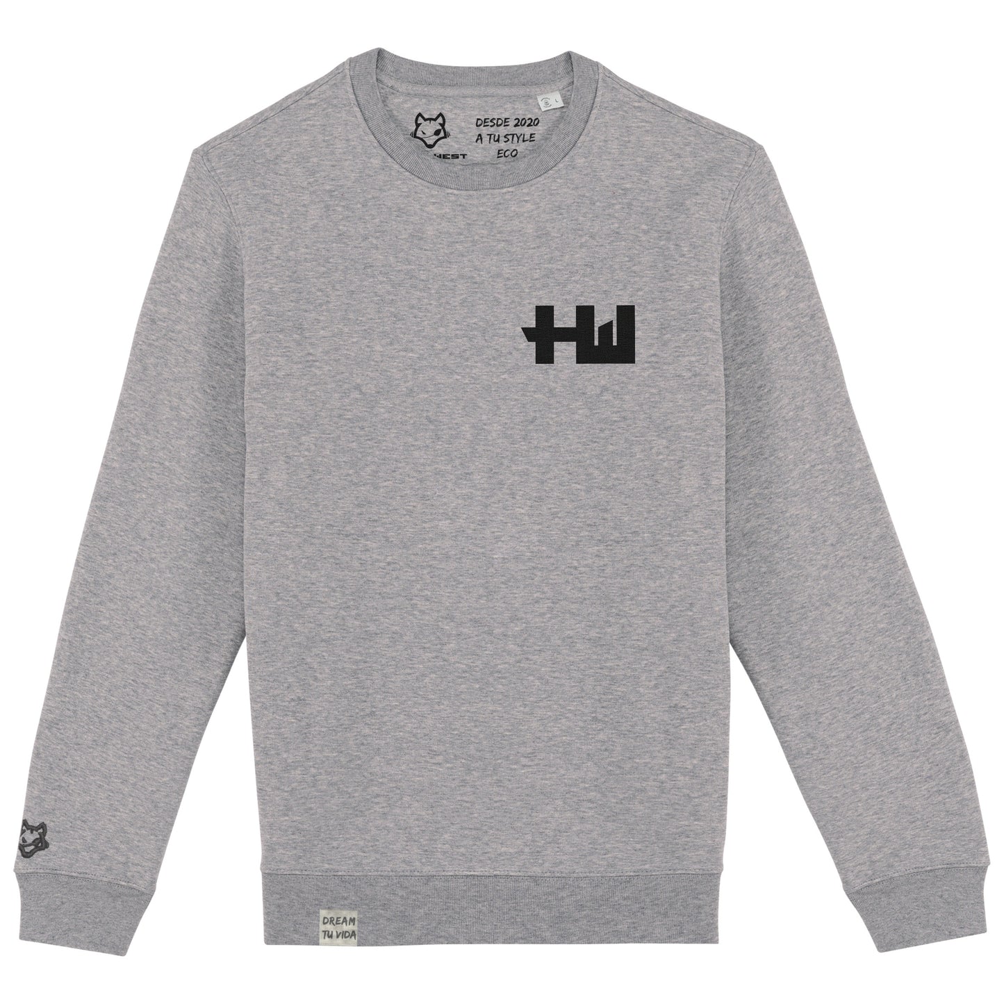 Sudadera HW Corazón + Bordado en manga - Howl West