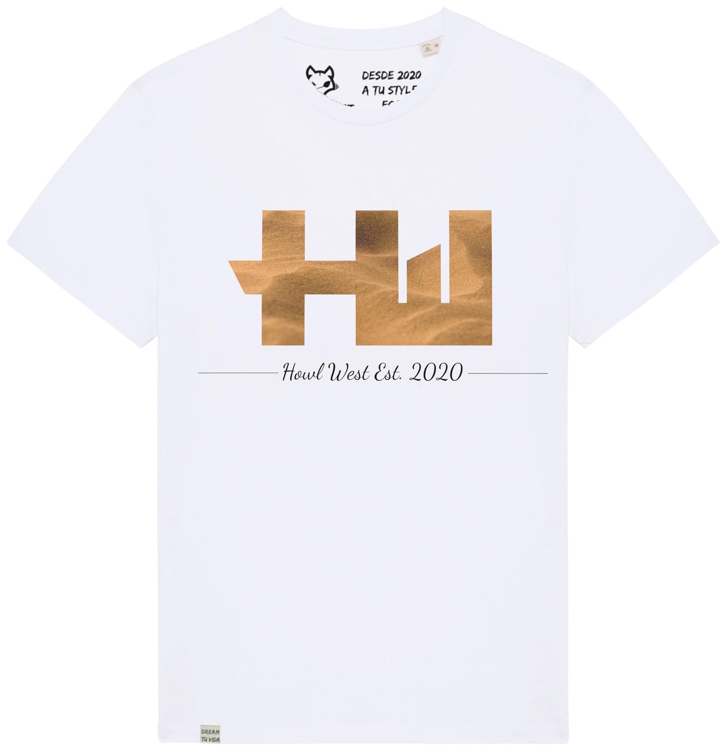 Camiseta HW Big Nature Blanco - Howl West