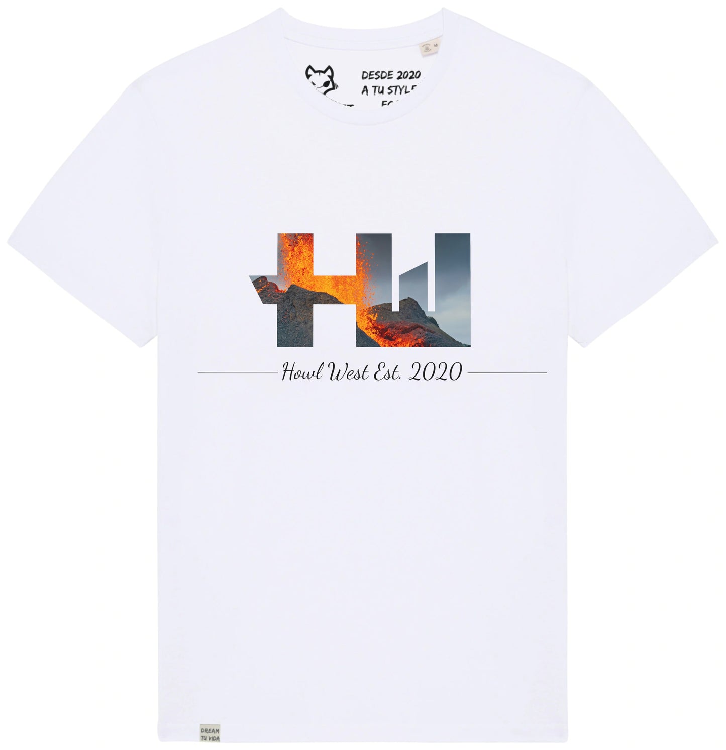 Camiseta HW Big Nature Blanco - Howl West
