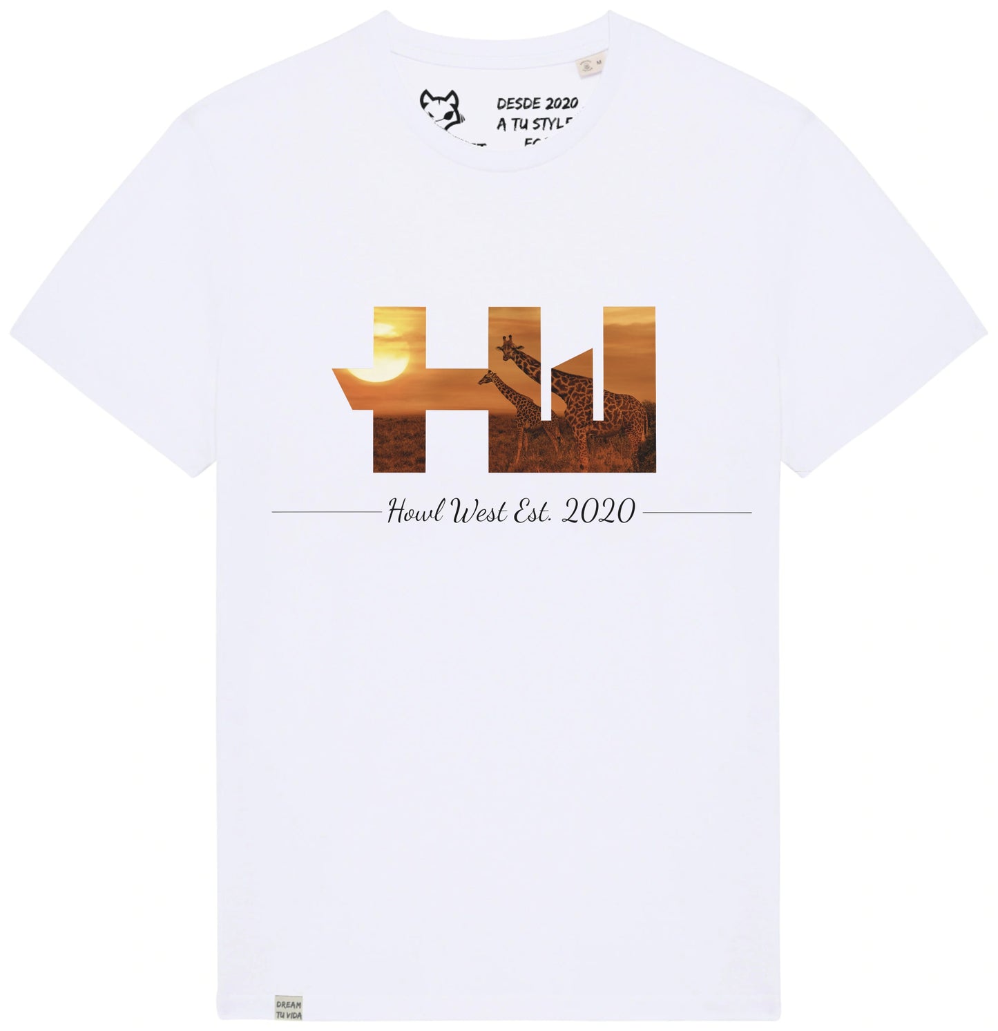 Camiseta HW Big Nature Blanco - Howl West