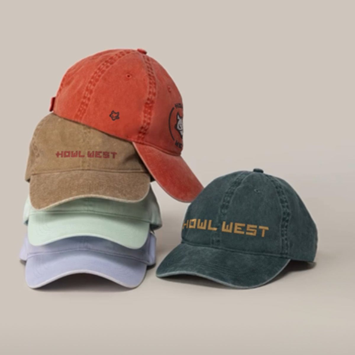 Gorra Vintage Efecto Lavado ECO Bordada - Howl West