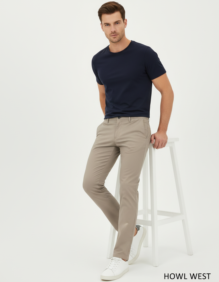 Pantalón Chino Urban Sostenible corte masculino Howl West