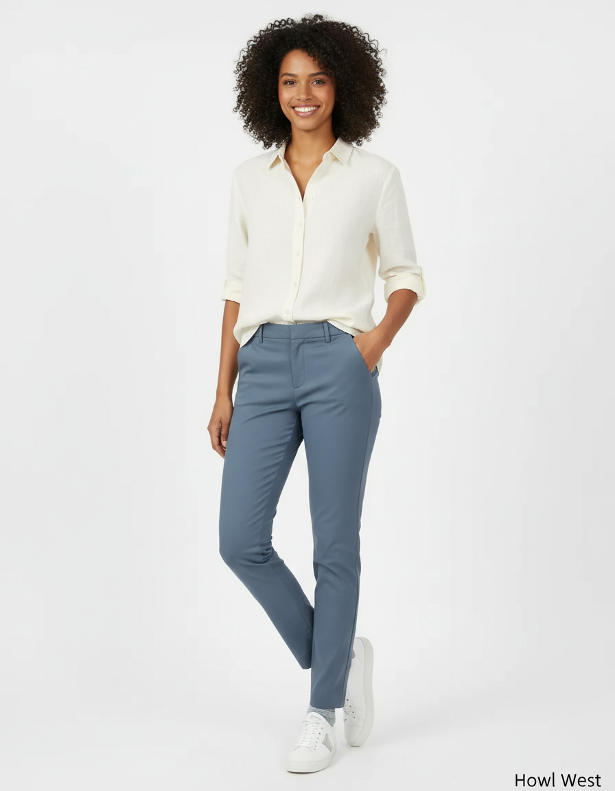 Pantalón Chino Urban Sostenible corte femenino Howl West