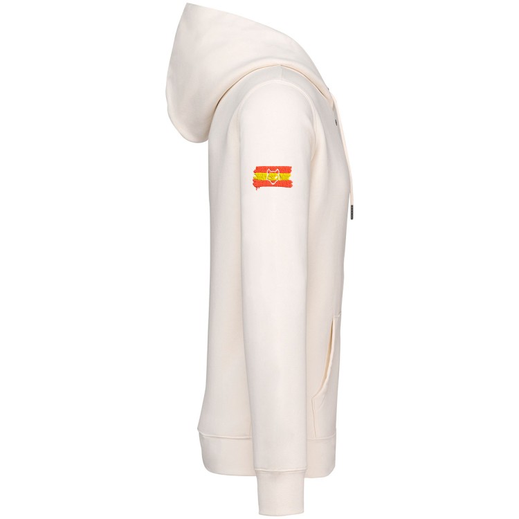 Sudadera Cremallera Capucha Bordado Hispania