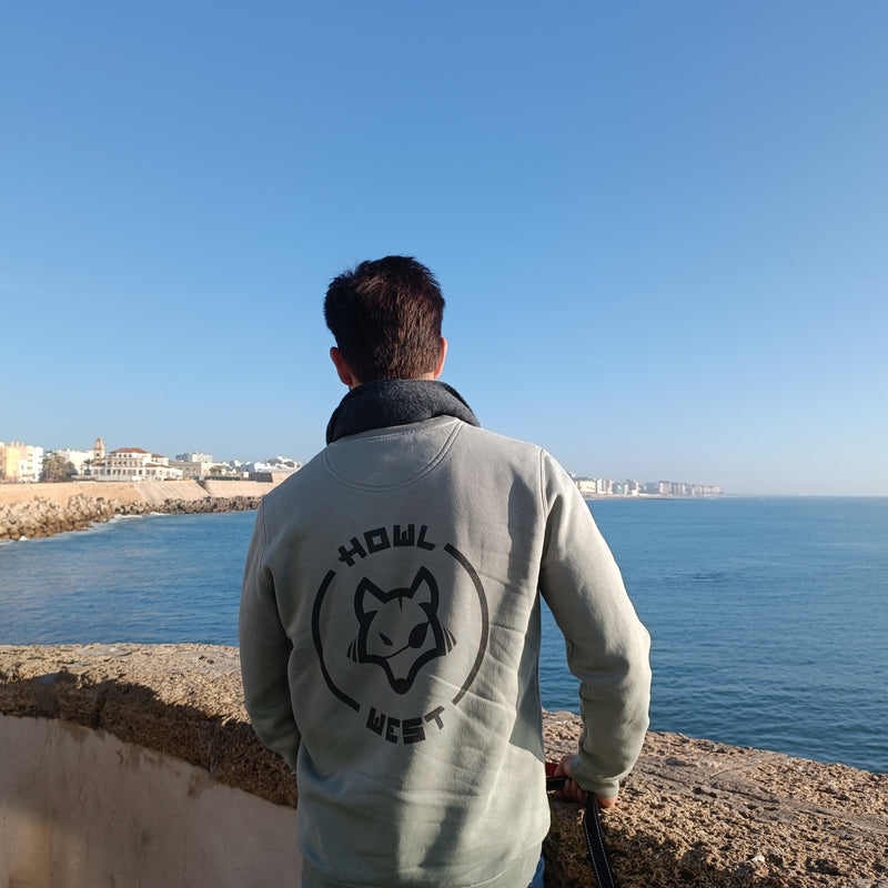 Sudadera Bordado Luna Nueva + Espalda Luna Llena