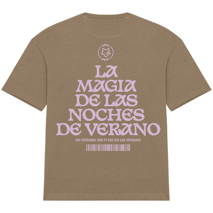 Camiseta oversize las noches de verano urban sostenible