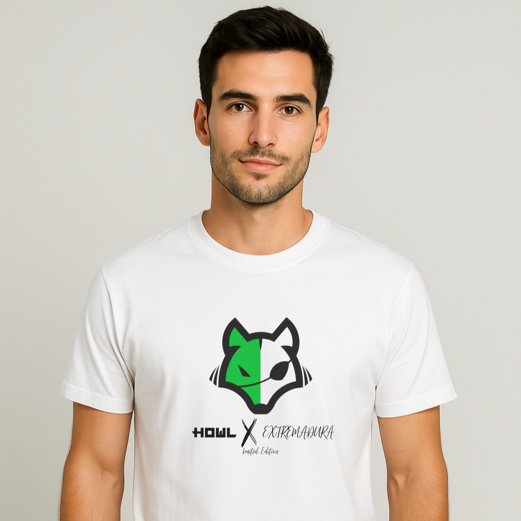 Camiseta Extremadura – Edición Limitada Howl X Extremadura (Aullando por Extremadura)
