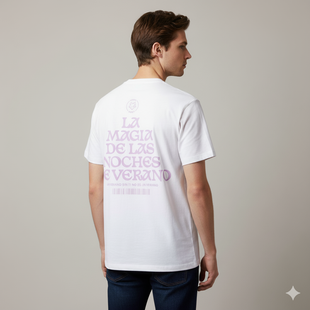 Camiseta oversize las noches de verano urban sostenible - Howl West
