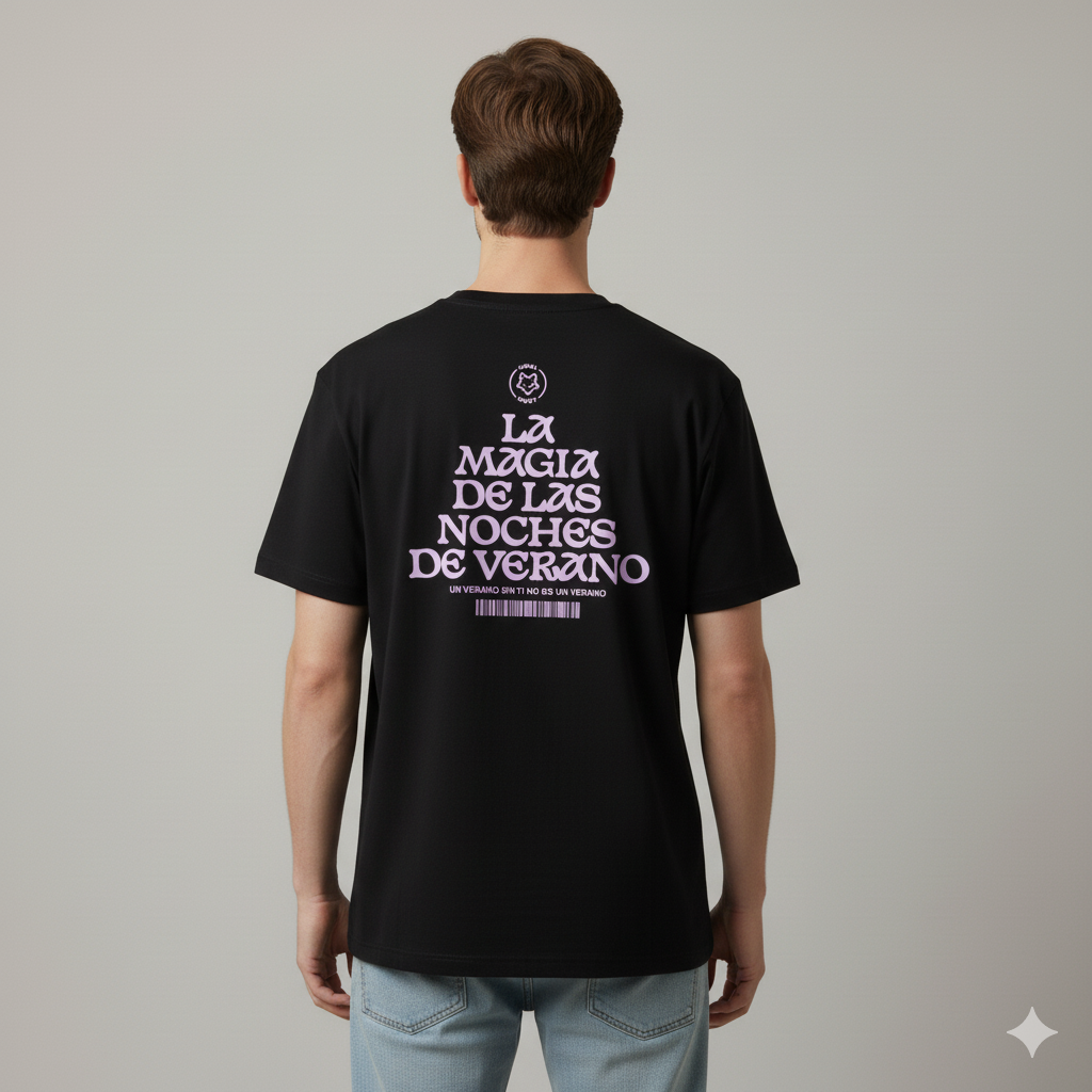 Camiseta oversize las noches de verano urban sostenible - Howl West