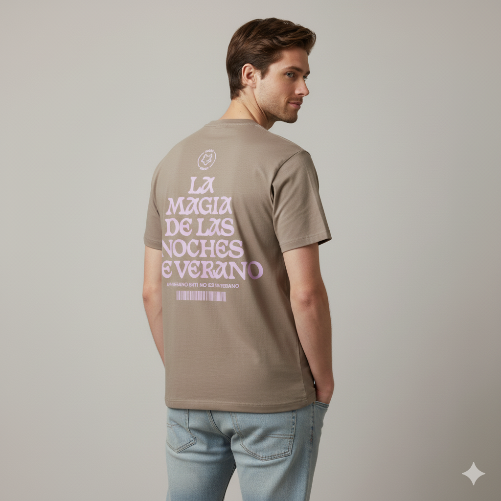 Camiseta oversize las noches de verano urban sostenible - Howl West