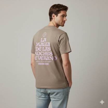Camiseta oversize las noches de verano urban sostenible - Howl West
