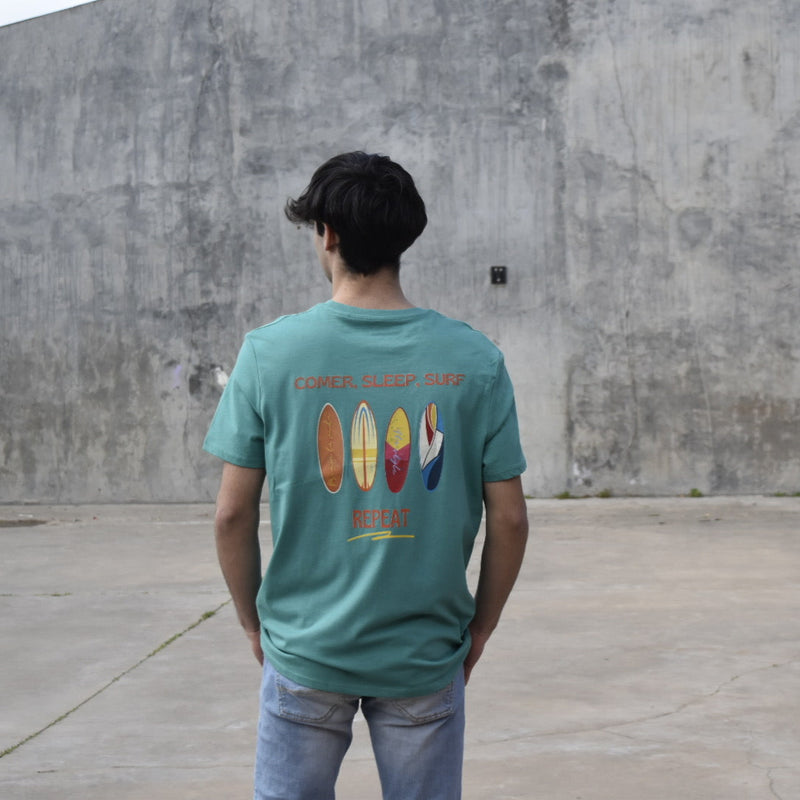 Camiseta Eat Sleep Surf Repeat