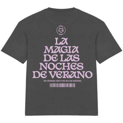 Camiseta oversize las noches de verano urban sostenible