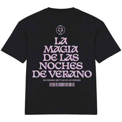 Camiseta oversize las noches de verano urban sostenible