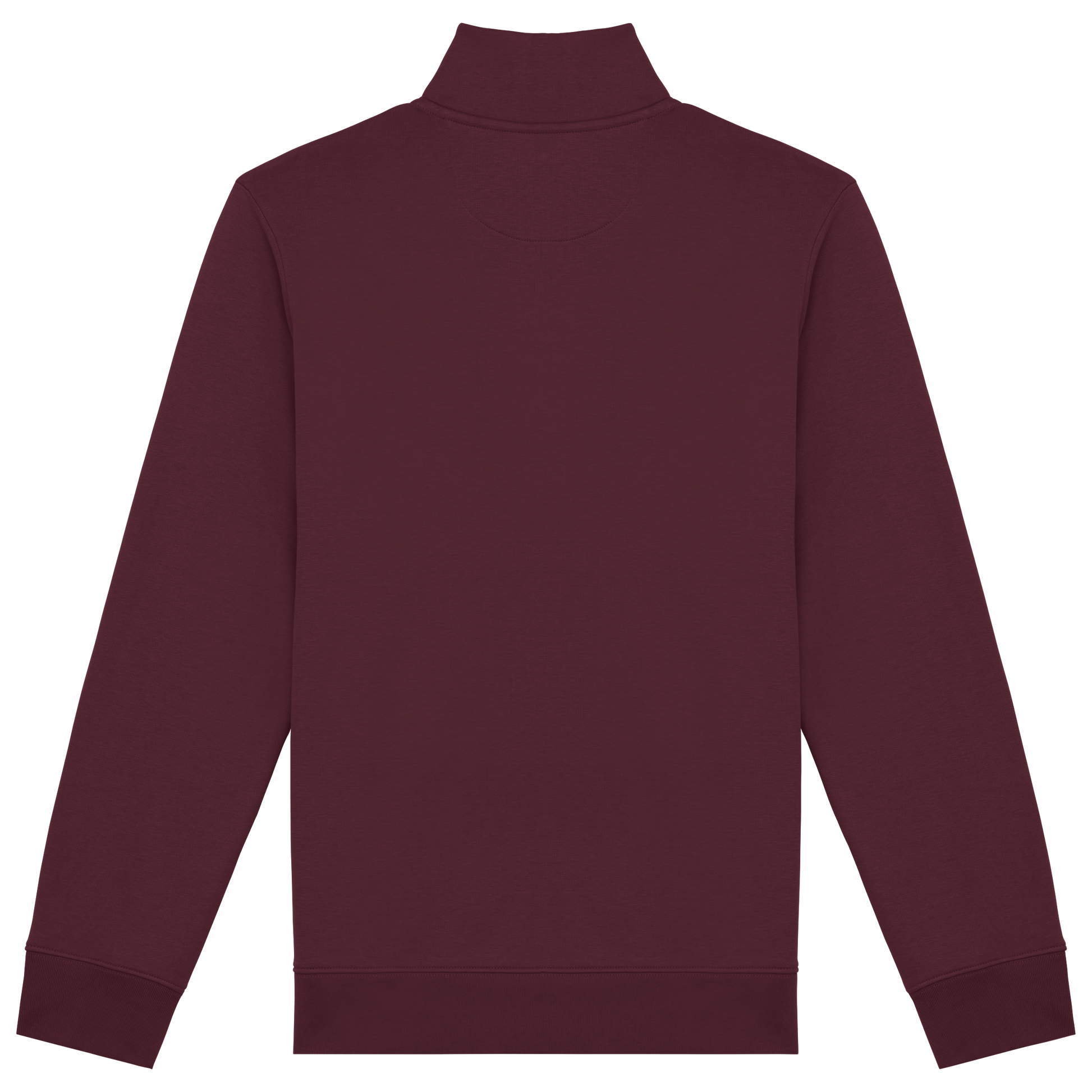Sudadera ecorresponsable de cuello alto con cremallera bordado en hombro - Howl West
