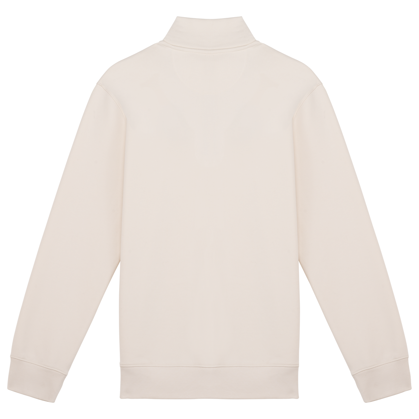 Sudadera ecorresponsable de cuello alto con cremallera bordado en hombro - Howl West