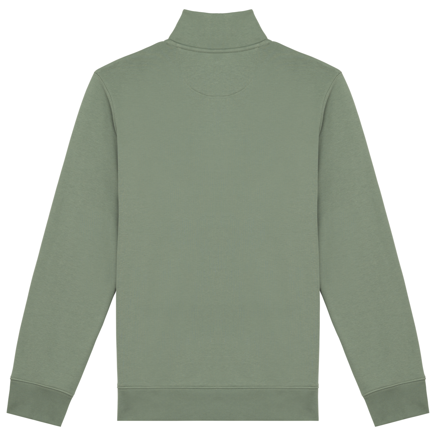 Sudadera ecorresponsable de cuello alto con cremallera bordado en hombro - Howl West