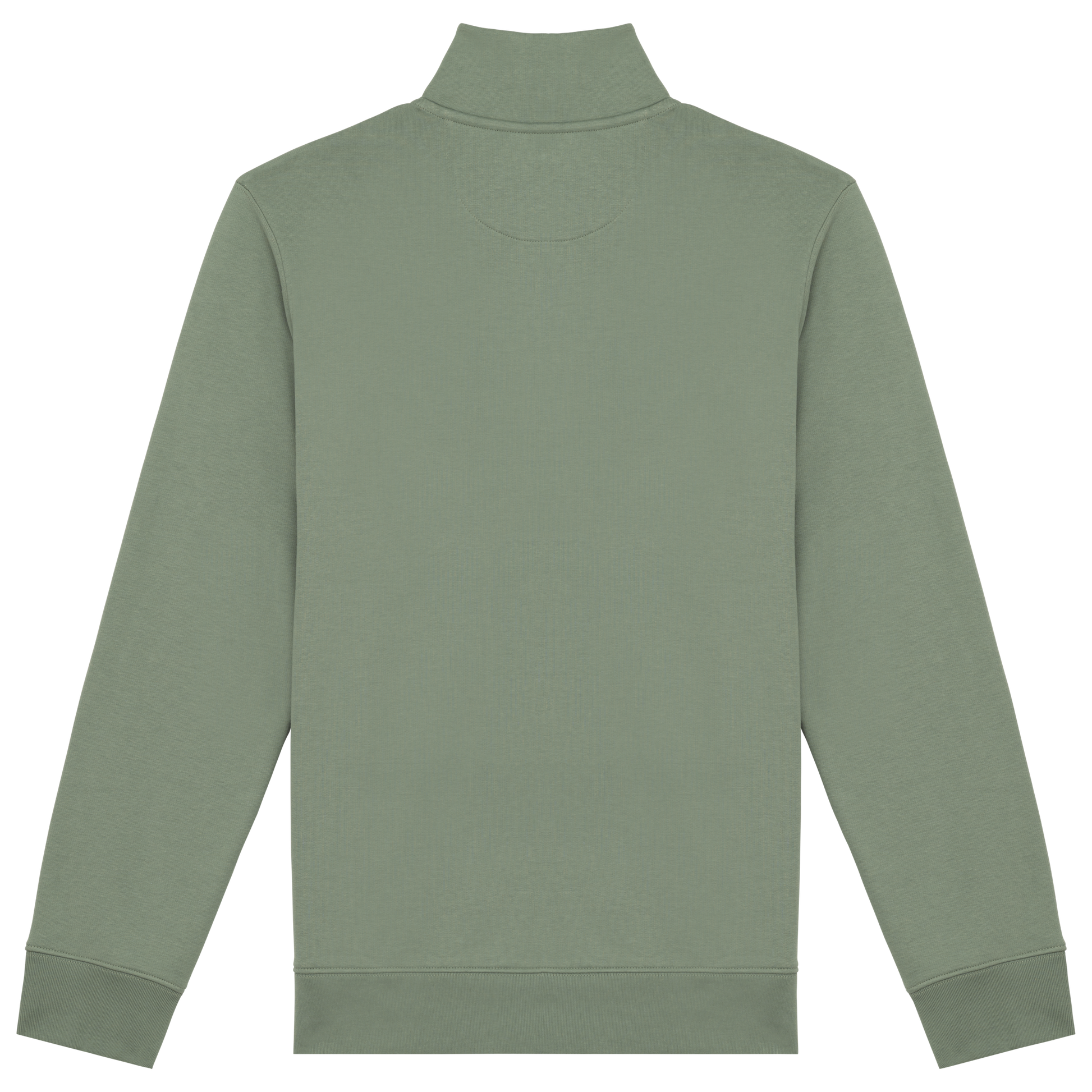 Sudadera ecorresponsable de cuello alto con cremallera bordado en hombro - Howl West