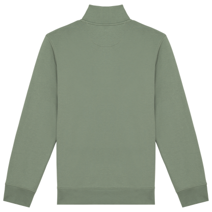 Sudadera ecorresponsable de cuello alto con cremallera bordado en hombro - Howl West