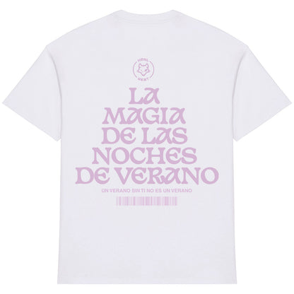 Camiseta oversize las noches de verano urban sostenible