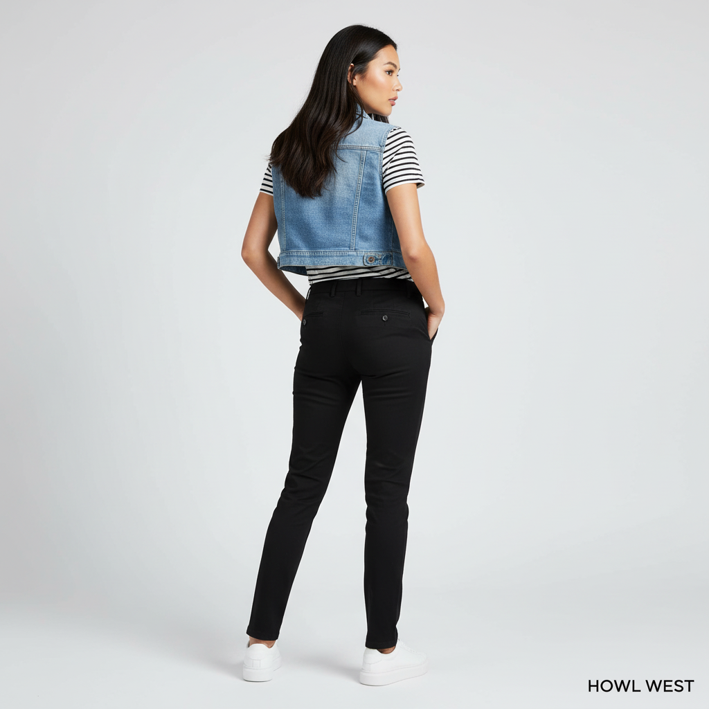 Pantalón Chino Urban Sostenible corte femenino Howl West