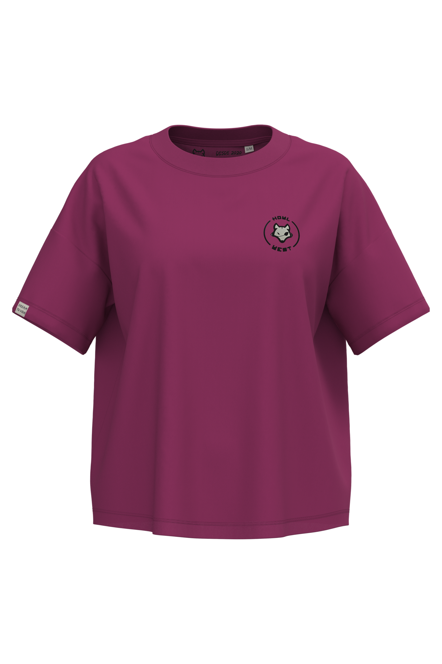 Camiseta oversize chica urban sostenible - Howl West