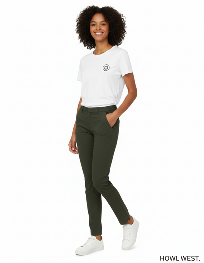 Pantalón Chino Urban Sostenible corte femenino Howl West