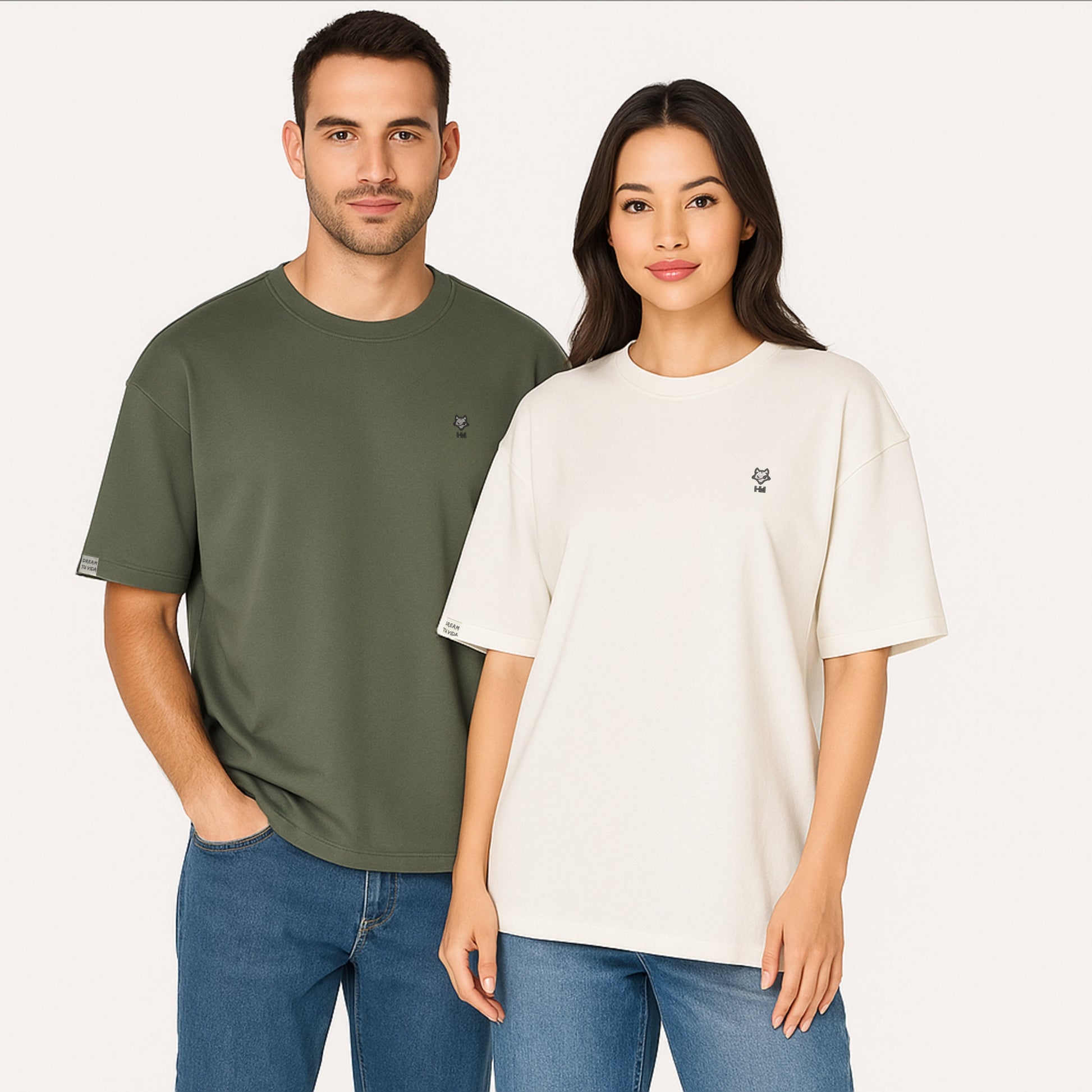 camiseta french terry oversize sostenible urban