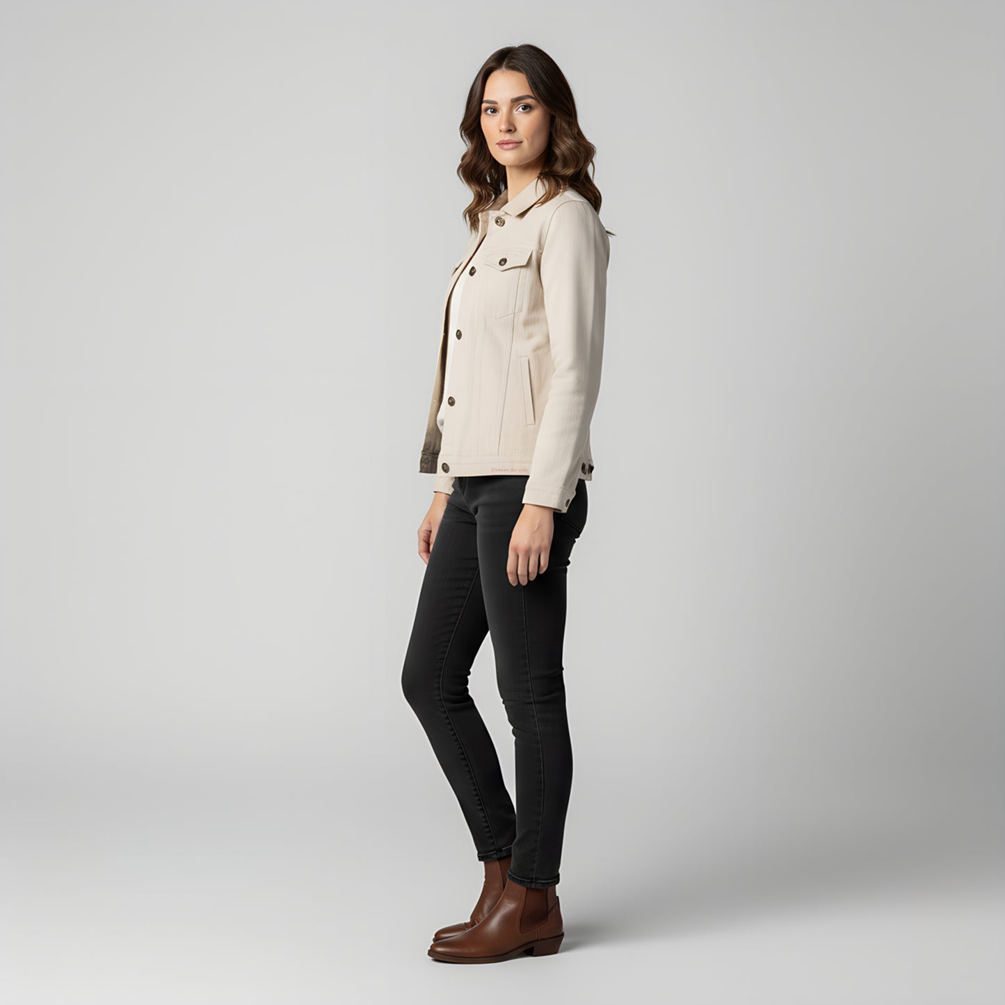 Chaqueta Raw Natural Algodón Orgánico & Cáñamo Mujer Howl West urban sostenible