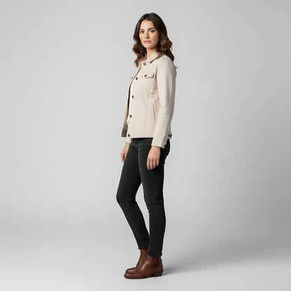 Chaqueta Raw Natural Algodón Orgánico & Cáñamo Mujer Howl West urban sostenible
