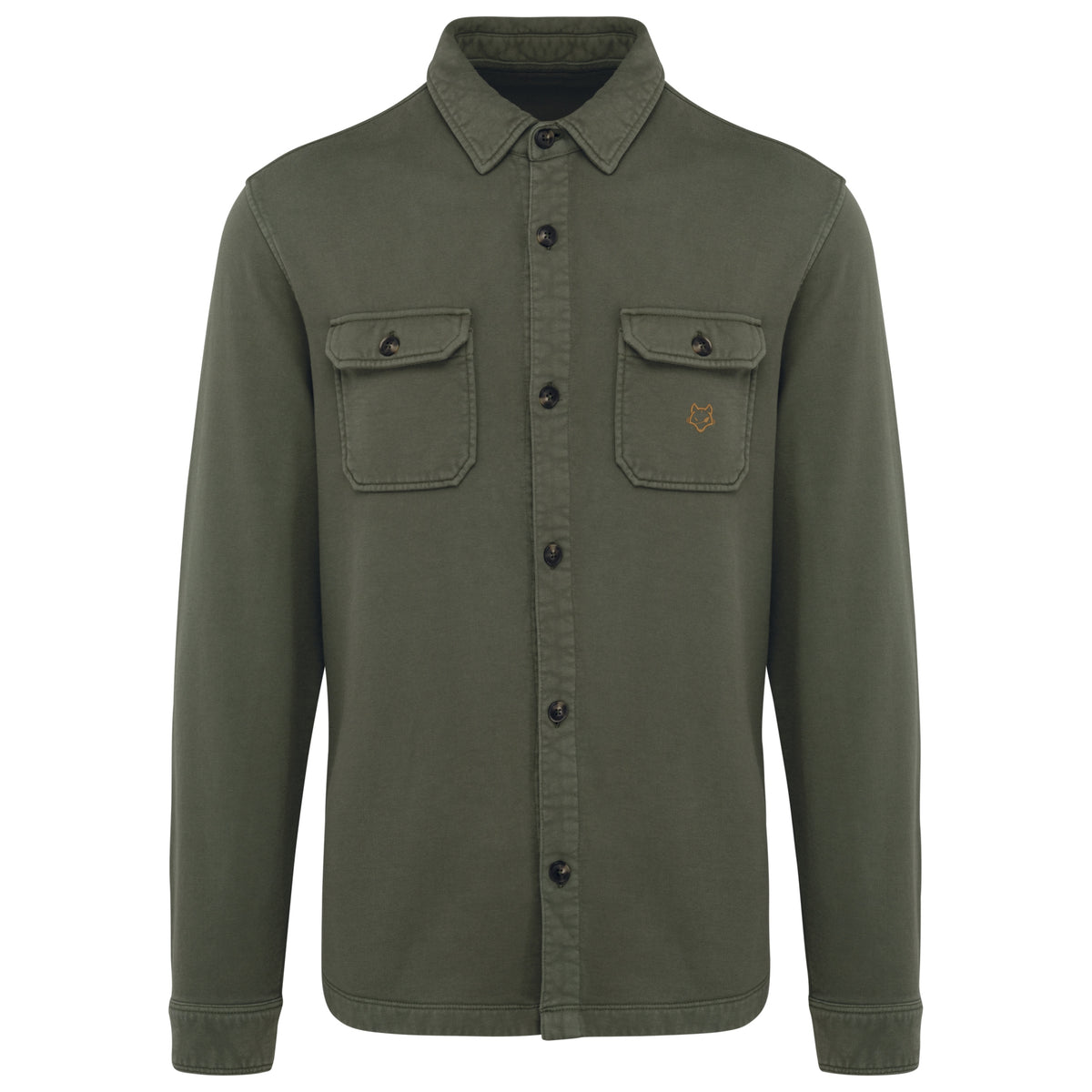 Sobrecamisa Eco Efecto Lavado de Felpa Perchada