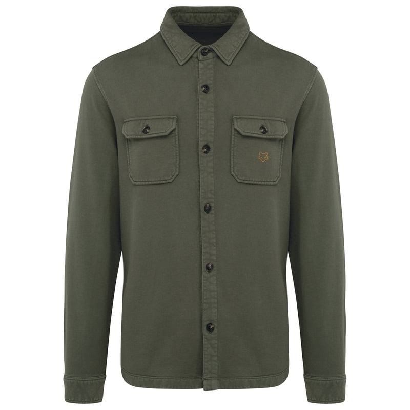 Sobrecamisa Eco Efecto Lavado de Felpa Perchada