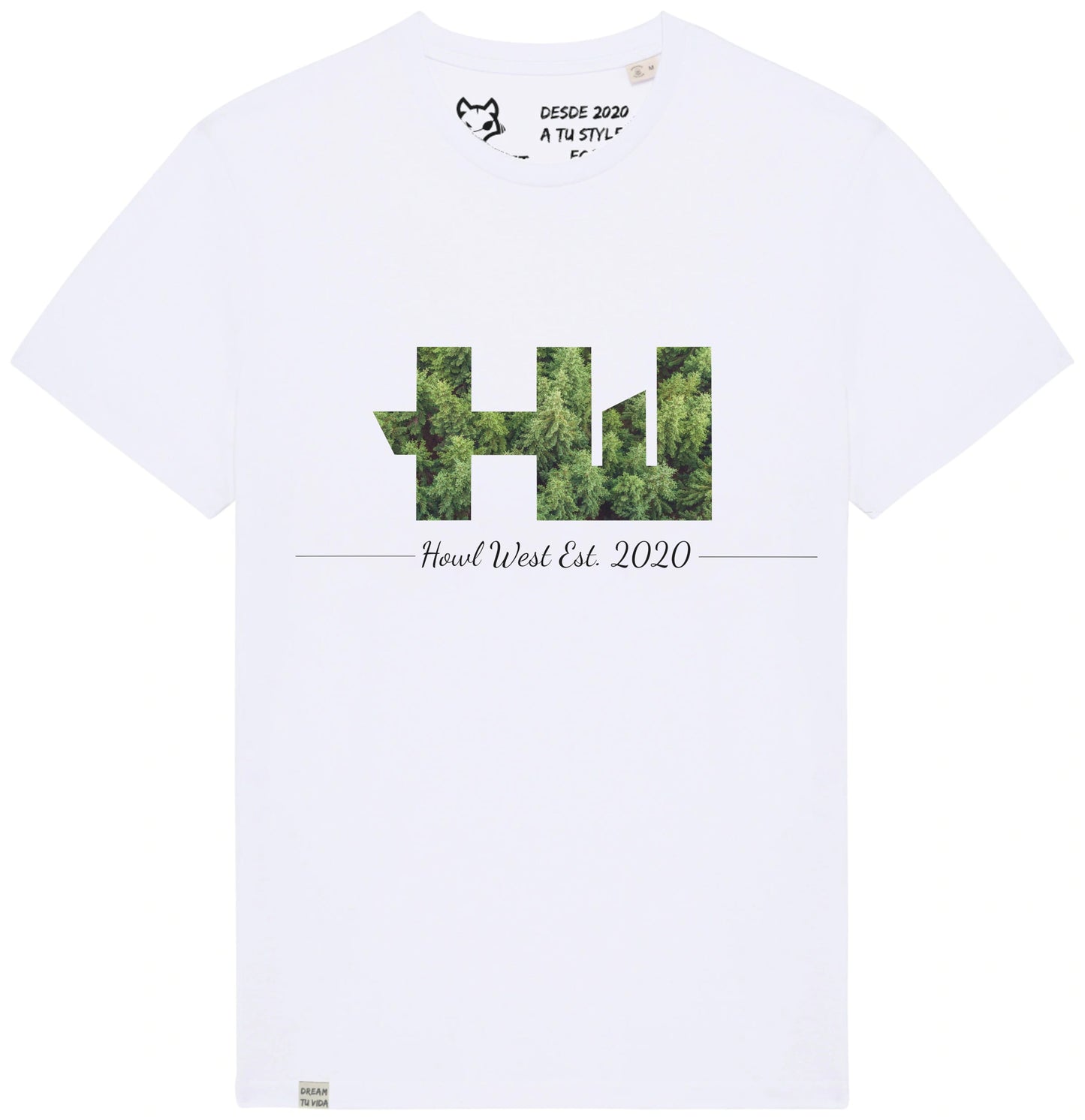 Camiseta HW Big Nature Blanco